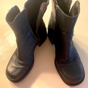 Nine West chunky block heel boots